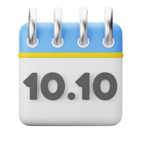 Día de promoción 10.10  3D Icon