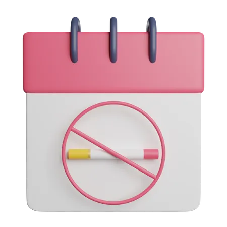Día Sin Tabaco  3D Icon