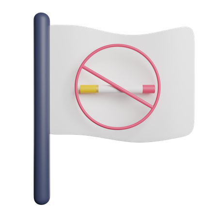 Día Sin Tabaco  3D Icon