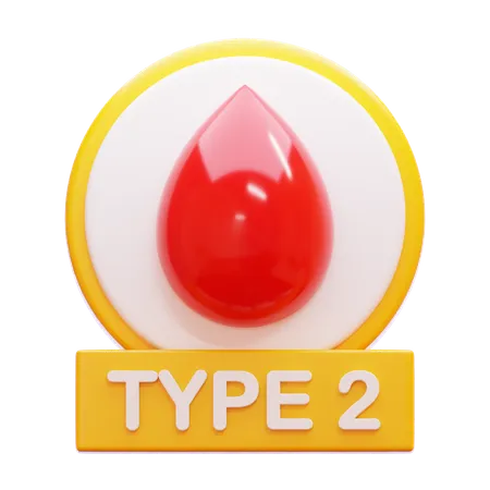 Type de diabète  3D Icon