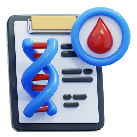 ADN de la diabetes  3D Icon