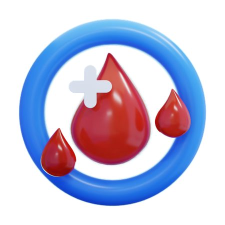 Diabetes Blood  3D Icon