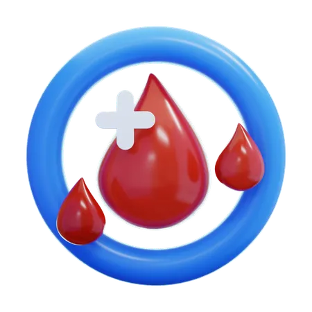 Diabetes Blood  3D Icon