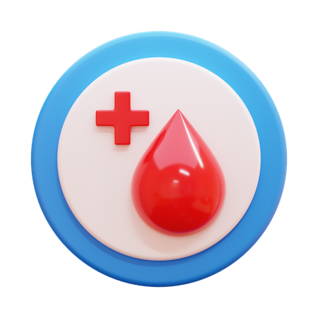 Diabetes Blood  3D Icon