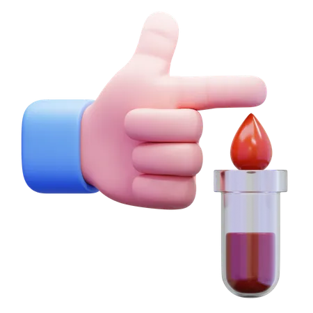 Diabetes Blood Test  3D Icon