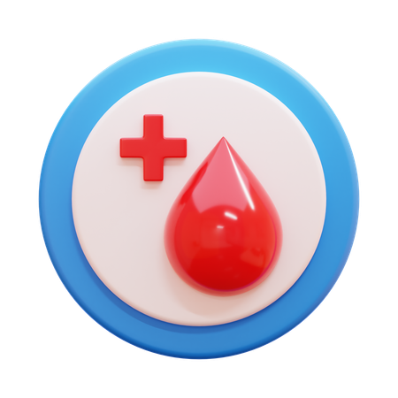 Diabetes Blut  3D Icon