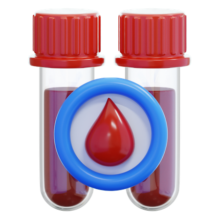 Diabetes-Bluttest  3D Icon