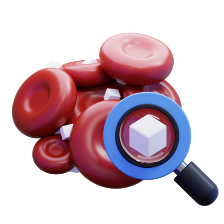 Diabetes Zucker Blut  3D Icon