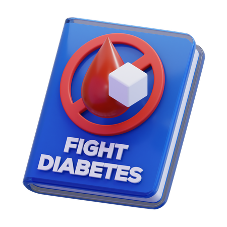 Diabetes book  3D Icon