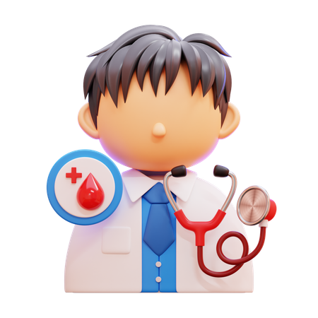 Diabetes Doctor  3D Icon