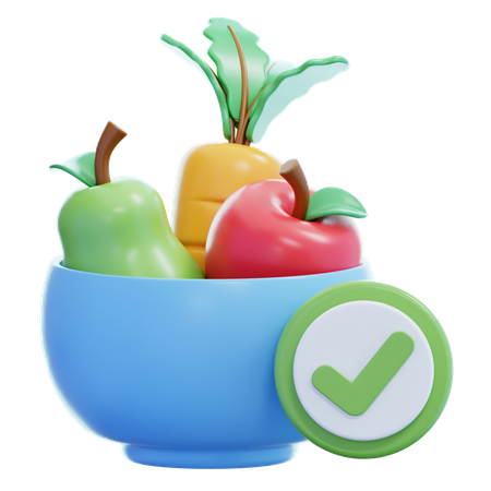 Diabetes-Ernährung  3D Icon