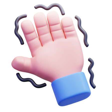 Diabetes Hand Shake  3D Icon