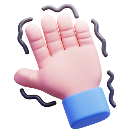 Diabetes Hand Shake  3D Icon