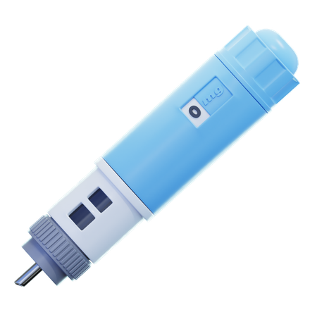 Diabetes Insulin Pen  3D Icon