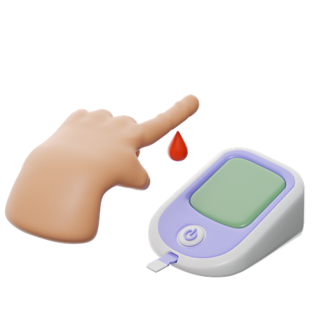 Diabetes Machine  3D Icon