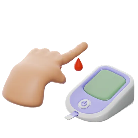 Diabetes Machine  3D Icon