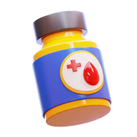 Medicação para diabetes  3D Icon