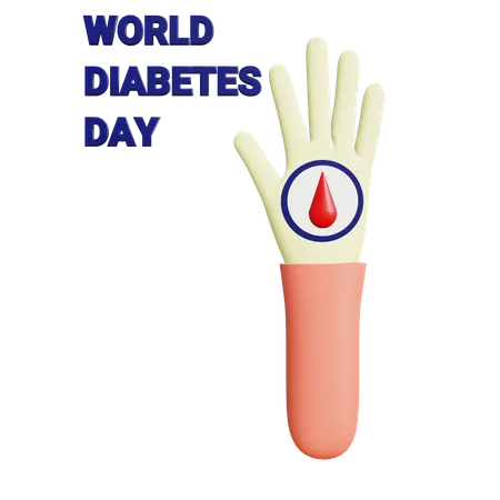 Diabetes mundial  3D Icon