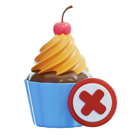 Diabetes No Sugar  3D Icon