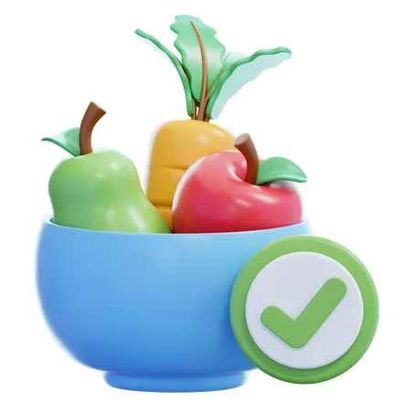 Diabetes Nutrition  3D Icon