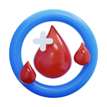 Diabetes sangre  3D Icon