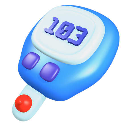 Diabetes Test  3D Icon