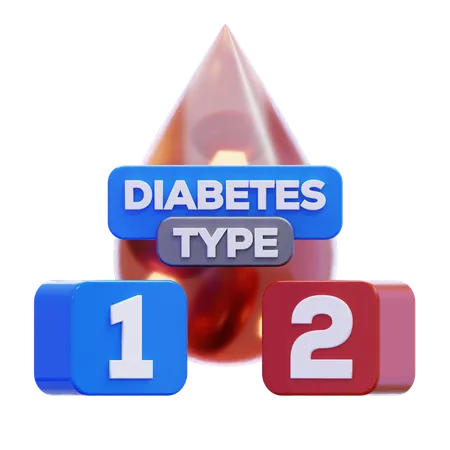 Tipo de diabetes  3D Icon