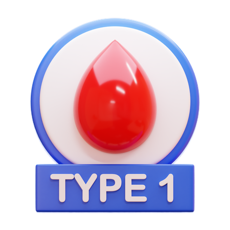 Diabetes Type  3D Icon