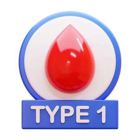 Diabetes Type  3D Icon