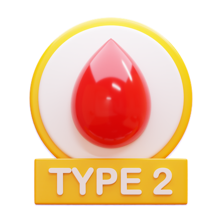 Diabetes Type  3D Icon