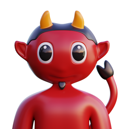 Demonio  3D Icon