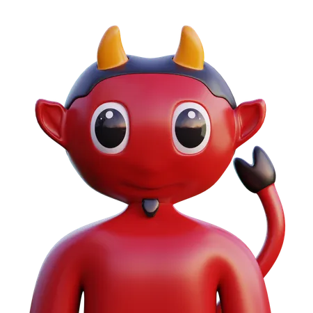 Demonio  3D Icon