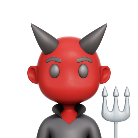 Demonio  3D Icon