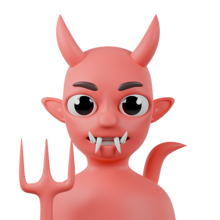 Demonio  3D Icon