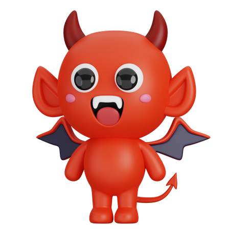 Demonio  3D Icon