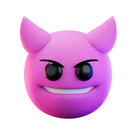 Emoji del diablo  3D Icon