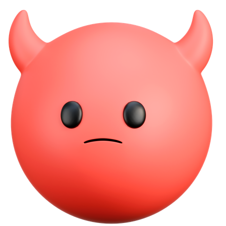 Emoji del diablo  3D Icon