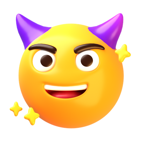 Emoji del diablo  3D Icon