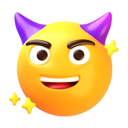 Emoji del diablo  3D Icon