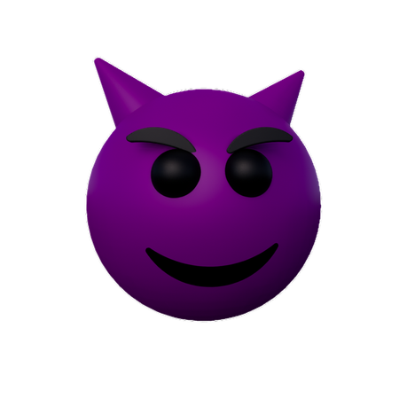 Emoji do diabo  3D Icon