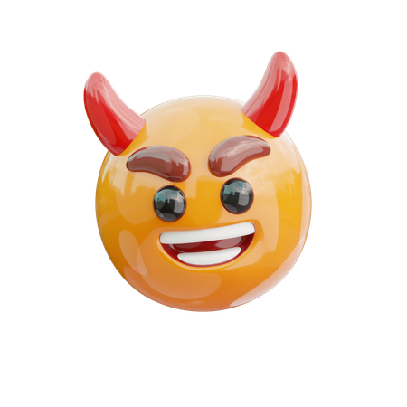 Emoji do diabo  3D Icon