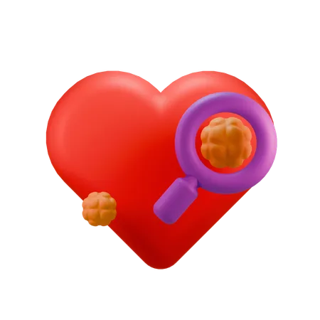 Diagnostic cardiaque  3D Icon