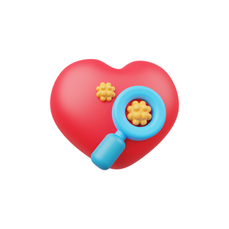 Diagnostic cardiaque  3D Icon