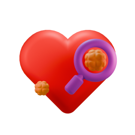 Diagnostic cardiaque  3D Icon