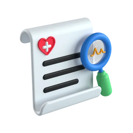 Diagnóstico 3D Icon