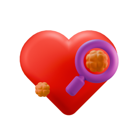 Diagnóstico del corazón  3D Icon