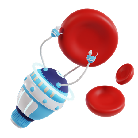Diagnóstico de nanobots  3D Icon