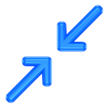 Diagonal Collapse  3D Icon