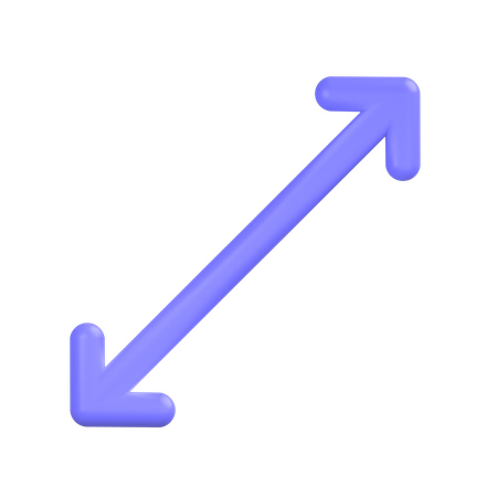 Diagonal-resize  3D Icon