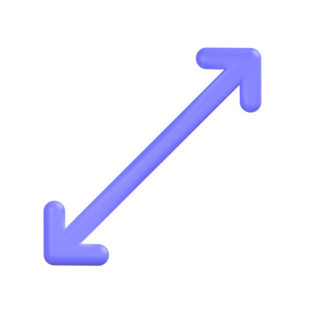 Diagonal-resize  3D Icon